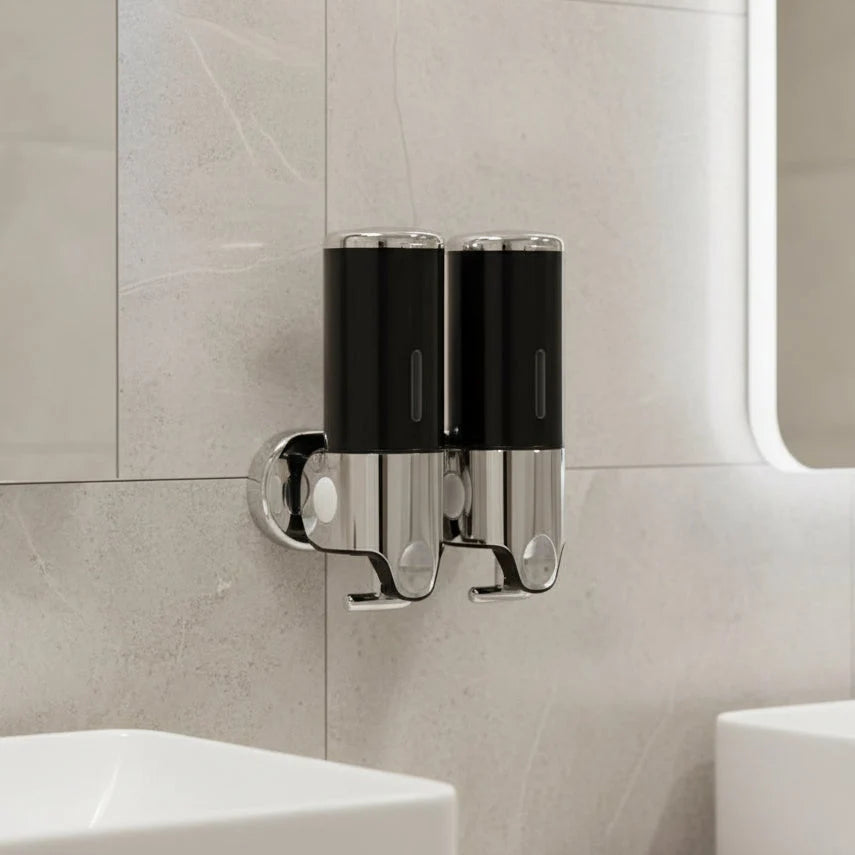Soap Dispenser Wall-Mounted Stainless Steel 16.9 Oz