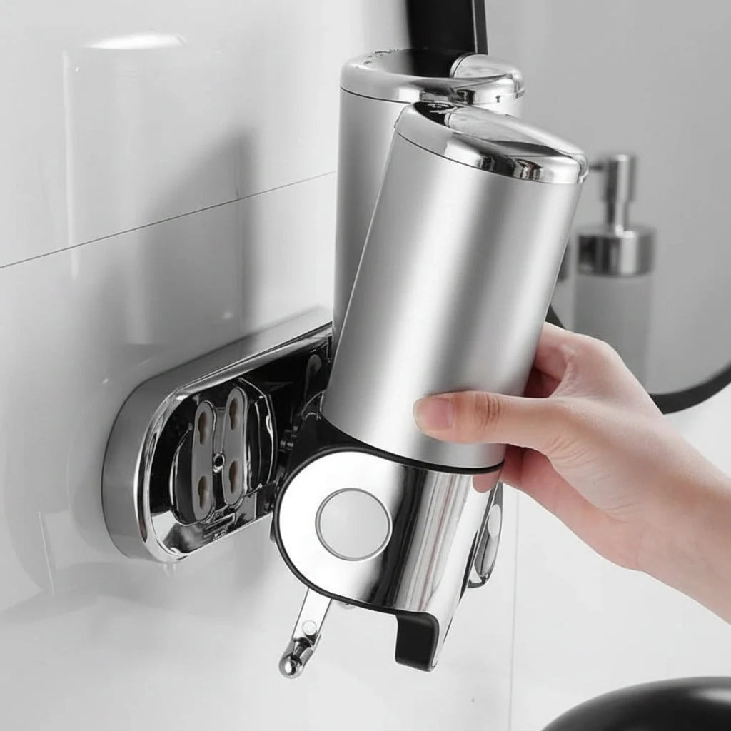 Soap Dispenser Wall-Mounted Stainless Steel 16.9 Oz