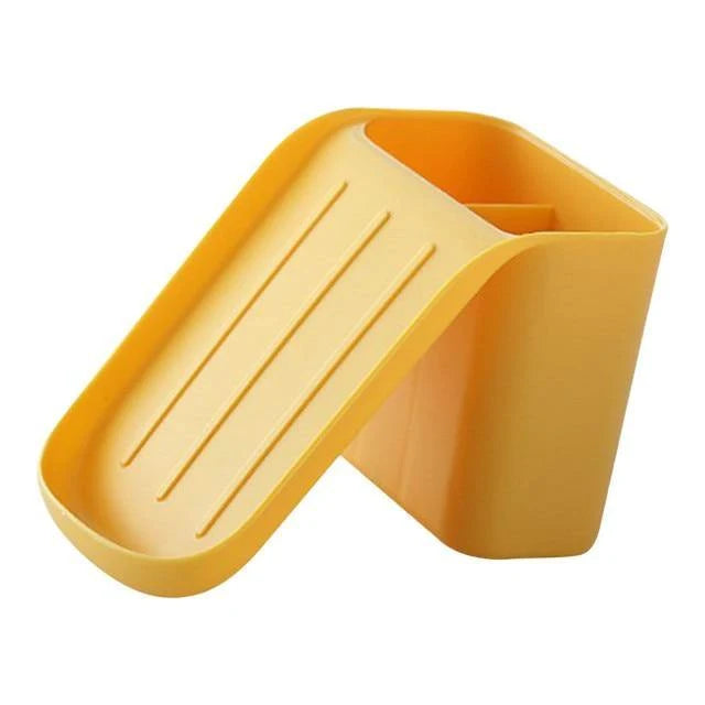 Soap Holder Rack Wall-Mounted Suction Cup Drainage