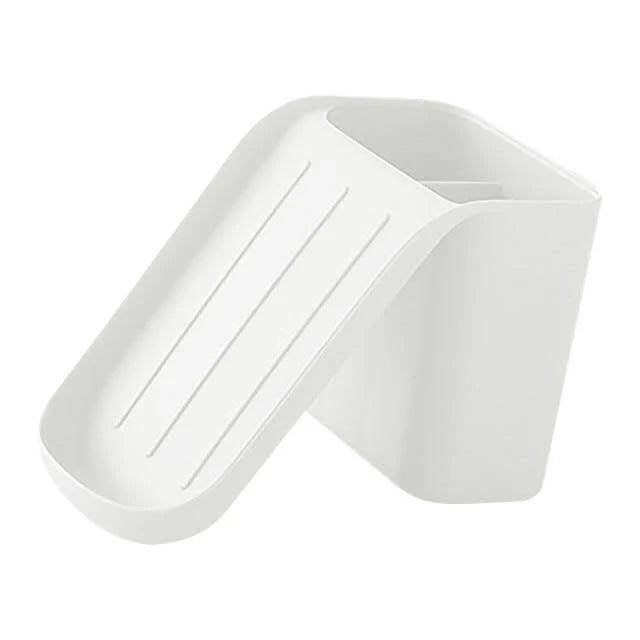 Soap Holder Rack Wall-Mounted Suction Cup Drainage