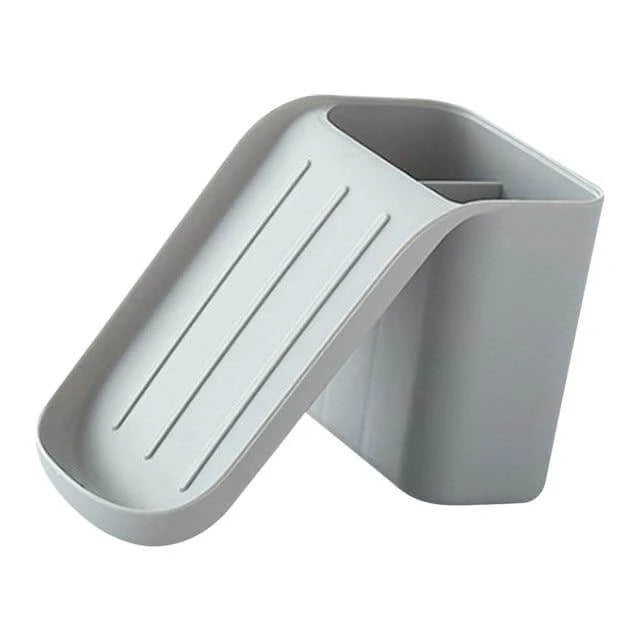 Soap Holder Rack Wall-Mounted Suction Cup Drainage