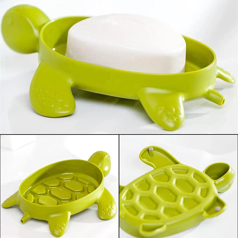 Soap Holder Sea Turtle Design Non-Slip Base