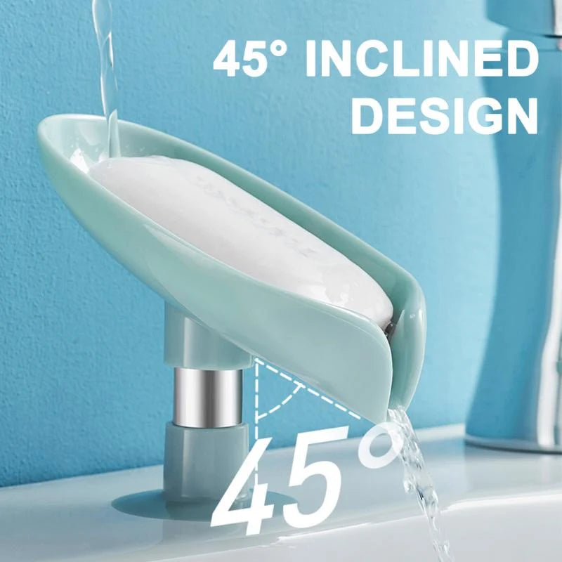 Soap Holder Self-Adhesive Drainage Design Holds 4 Bars
