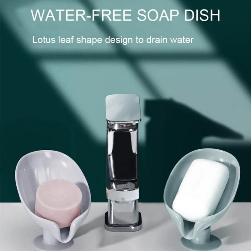 Soap Holder Self-Adhesive Drainage Design Holds 4 Bars