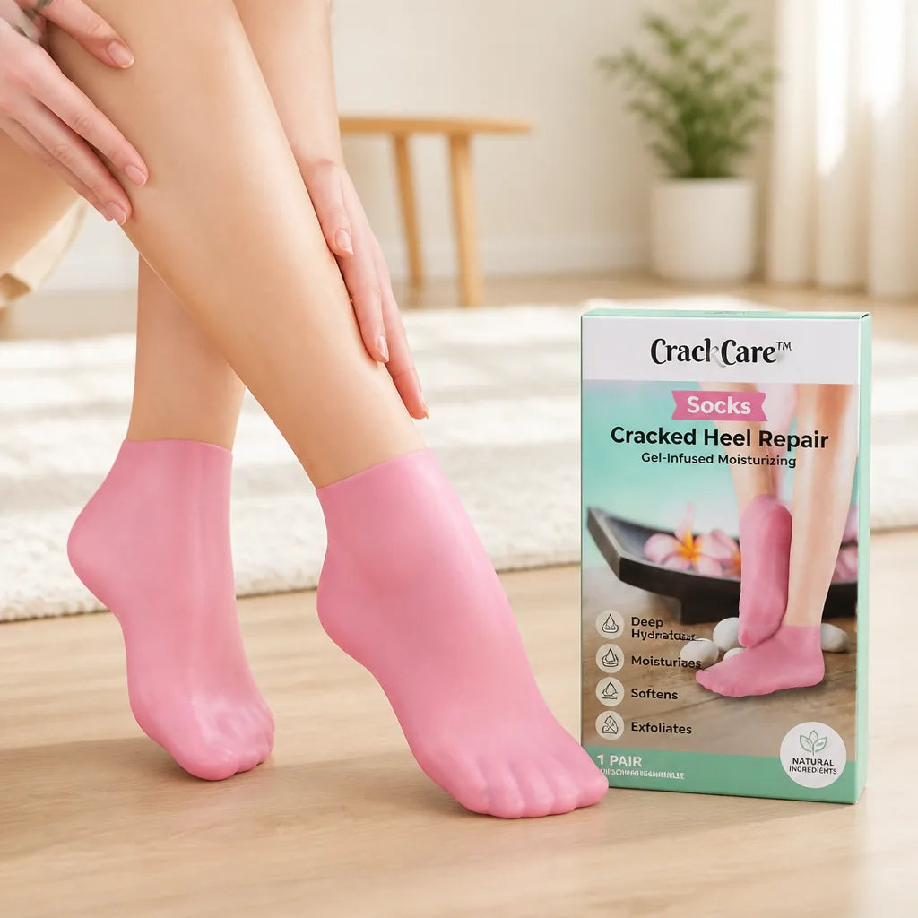 Socks Cracked Heel Repair Gel-Infused Moisturizing