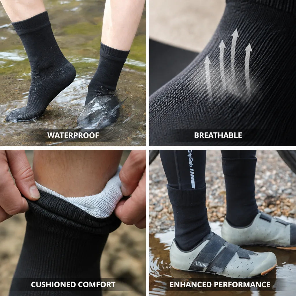 Socks Waterproof Breathable Membrane Cushioned Comfort