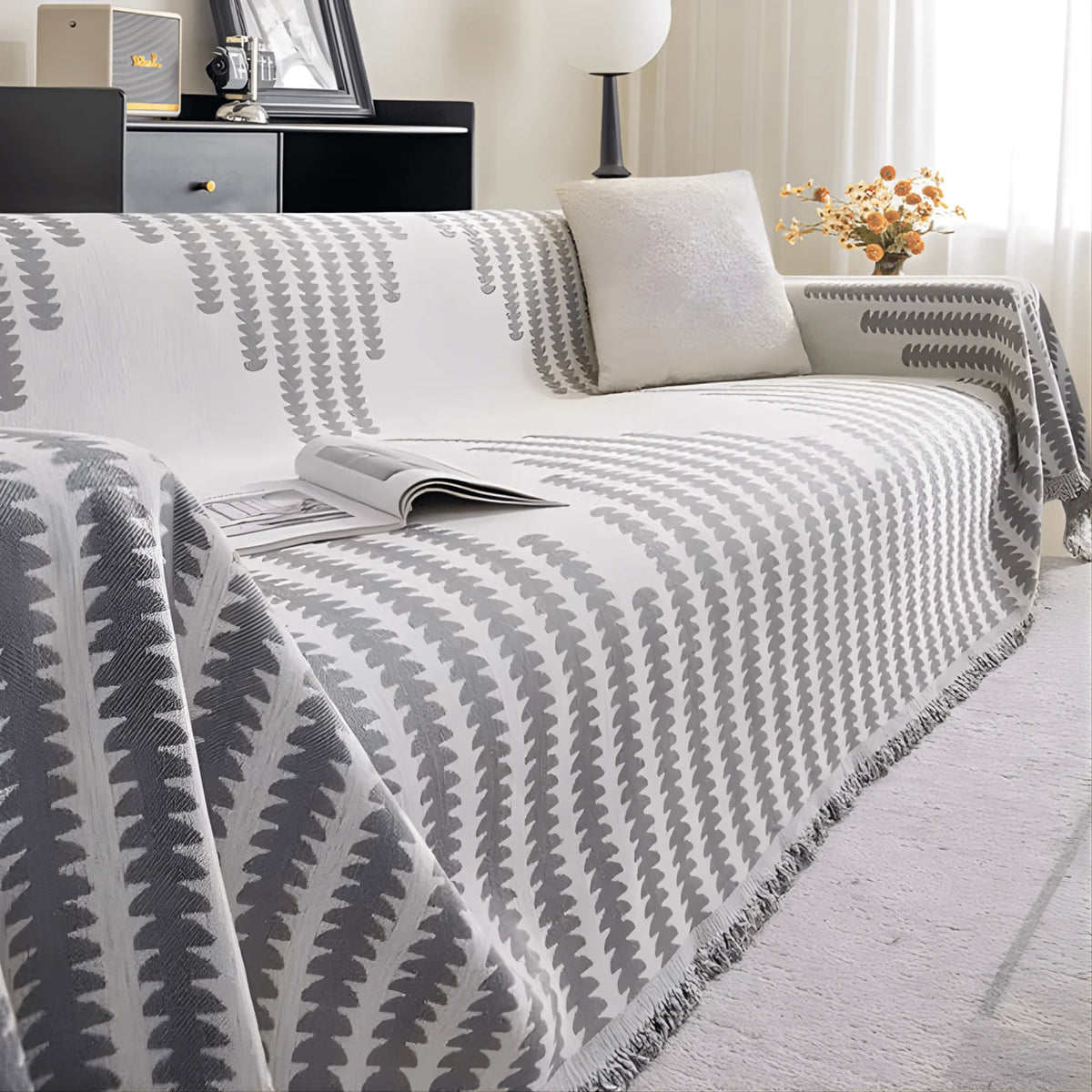 Sofa Cover Chenille Scratch-Resistant Reversible