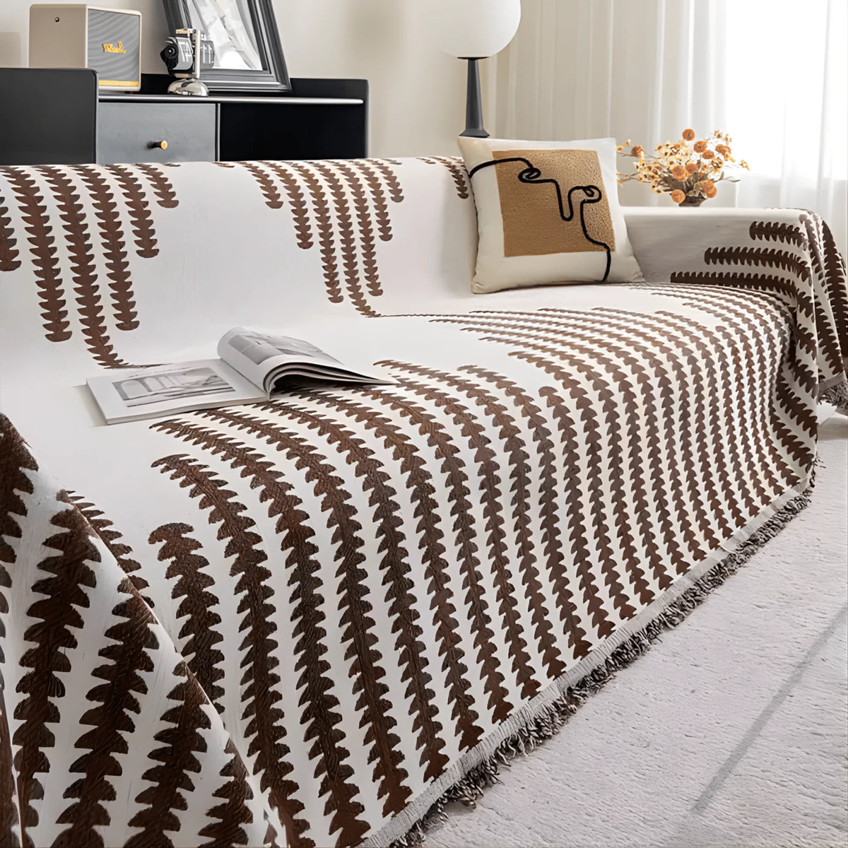 Sofa Cover Chenille Scratch-Resistant Reversible
