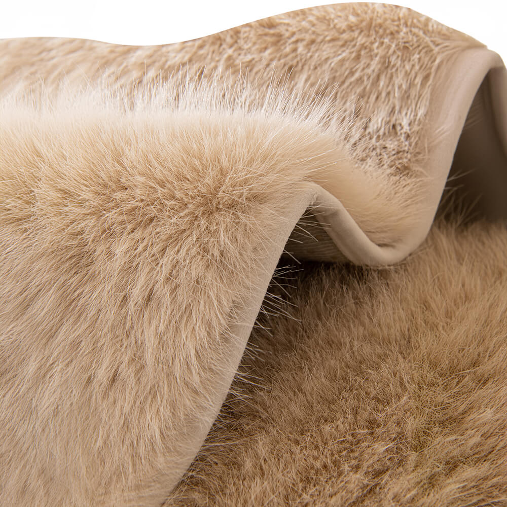 Sofa Cover Plush Faux Fur Non-Slip Machine Washable
