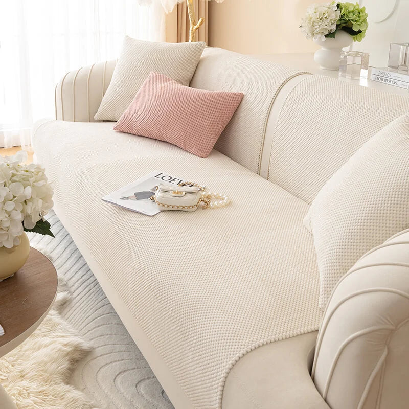 Sofa Cover Plush Non-Slip Machine Washable
