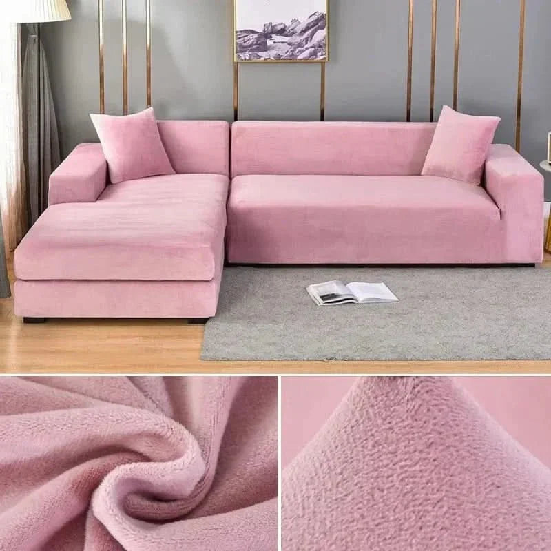 Sofa Cover Stretch Velvet Non-Slip Machine Washable
