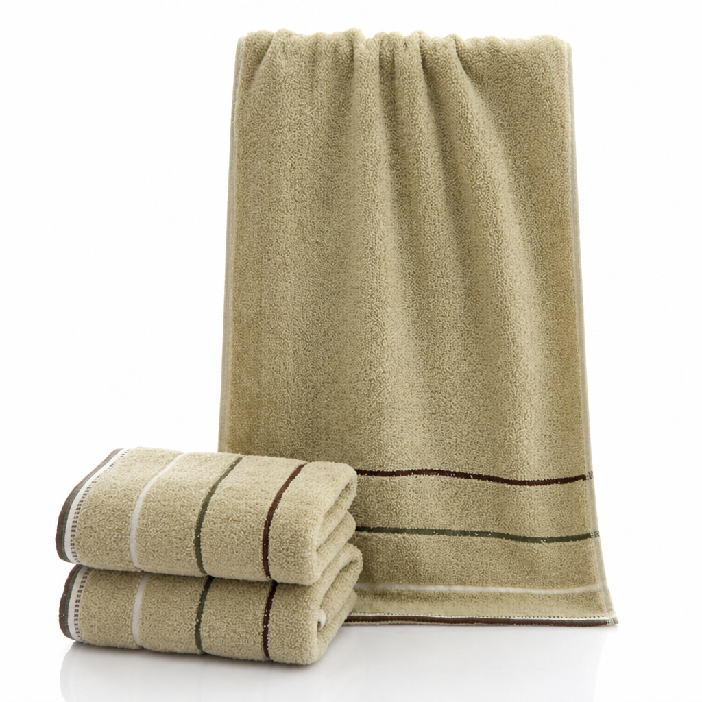 Soft Cotton Quick-Drying Bath Towel (Compact Size)