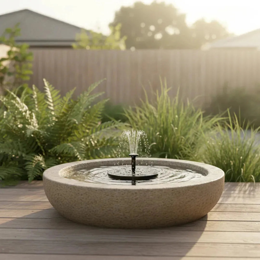 Solar Fountain Bowl-Compatible Pond-Free