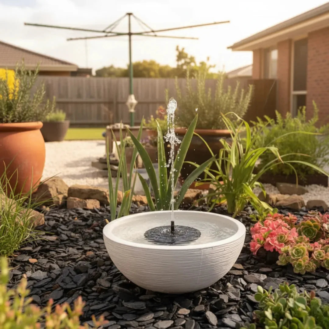 Solar Fountain Bowl-Compatible Pond-Free
