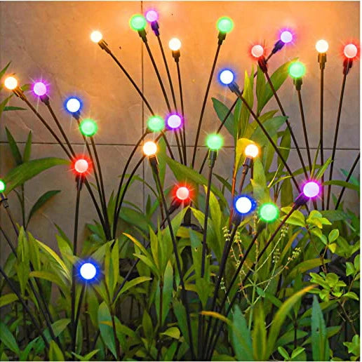 Solar Garden Light Starburst Design Weather-Resistant