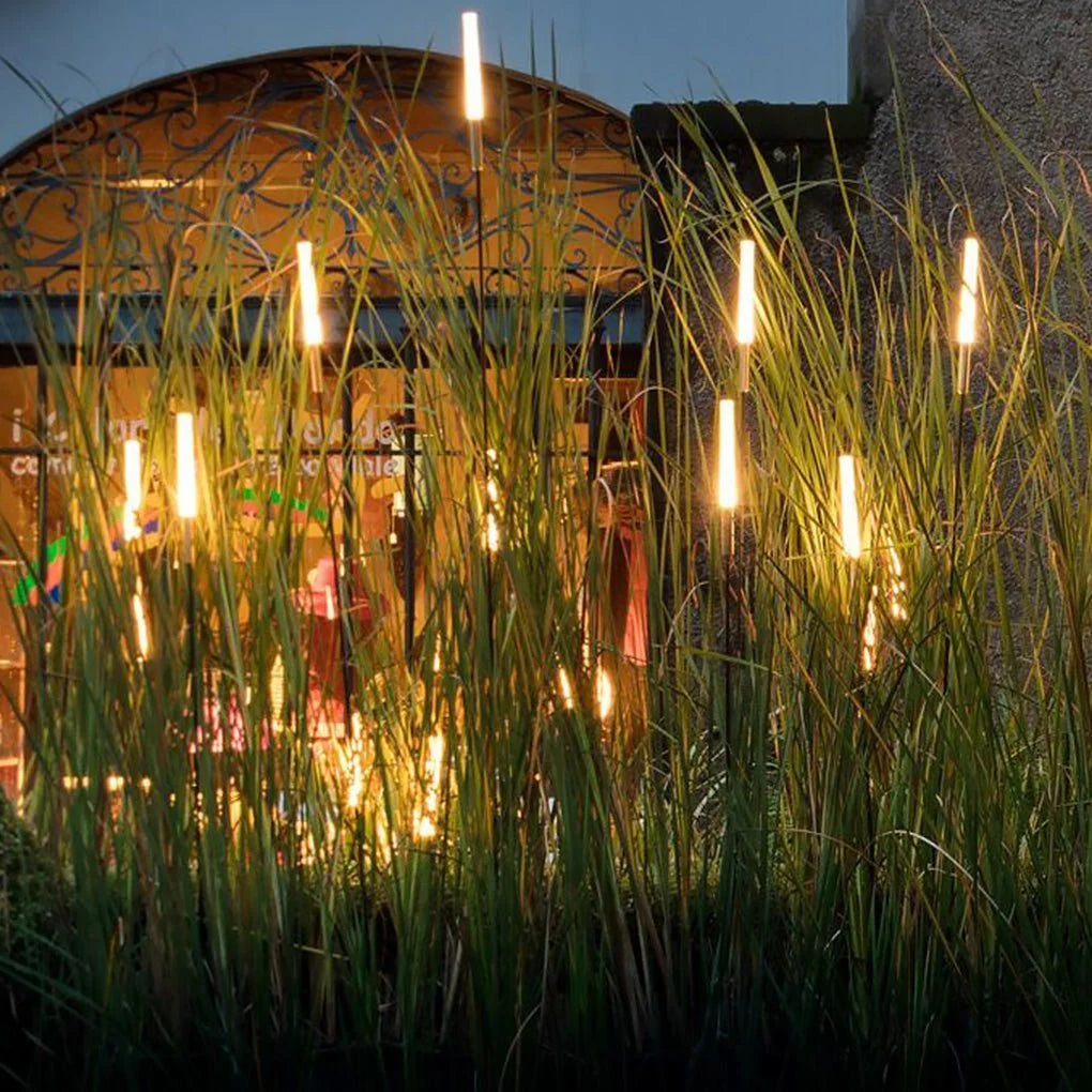 Solar Garden Reed Lights Warm White LED Weatherproof