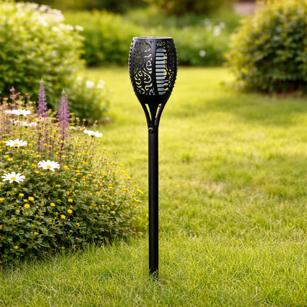 Solar Garden Torch Flickering Flame LED IP67
