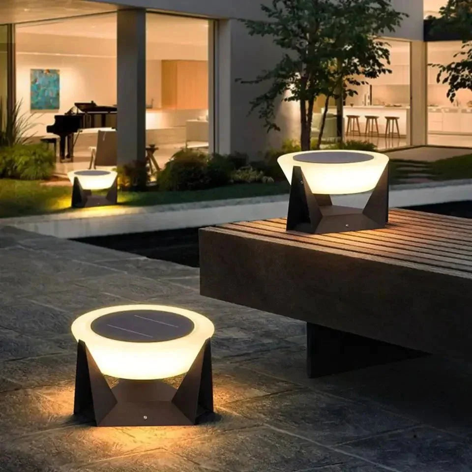 Solar LED Floodlight Waterproof IP65 Cool White Light