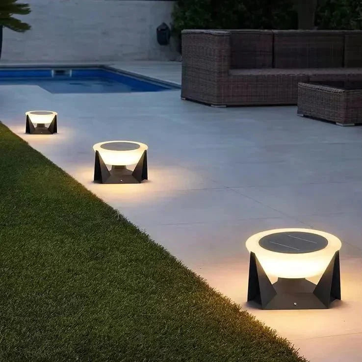 Solar LED Floodlight Waterproof IP65 Cool White Light