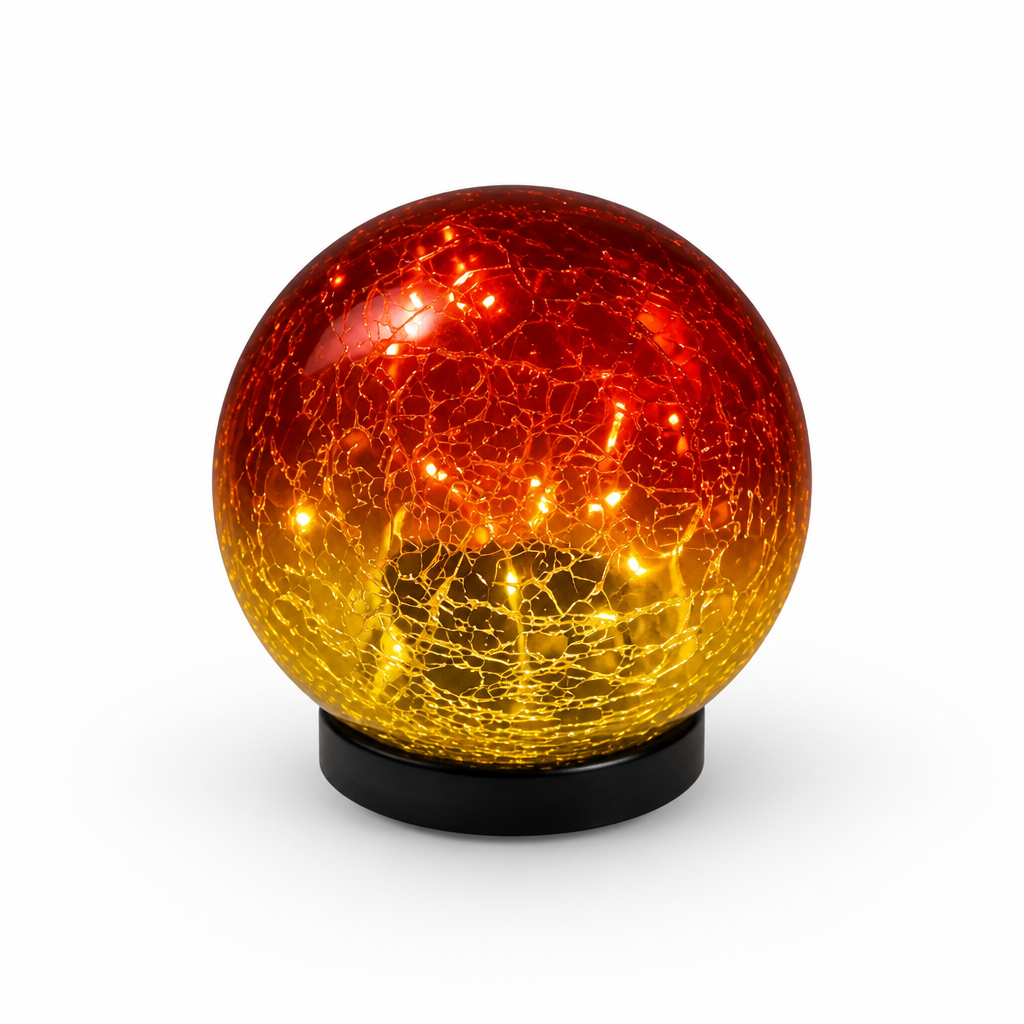 Solar-Powered Automatic Broken-Glass Garden Lamp (IP55 Waterproof)