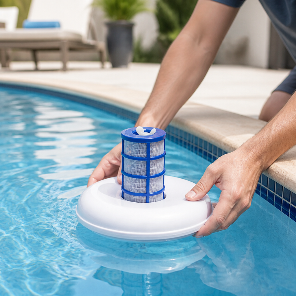Solar-Powered Copper-Silver Pool Ionizer (Up to 22,000 Gal)