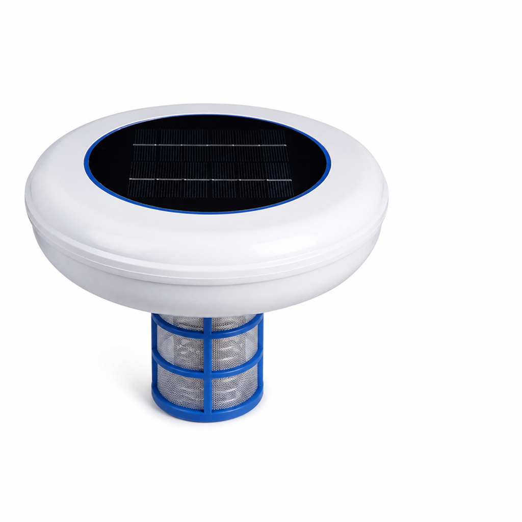 Solar-Powered Copper-Silver Pool Ionizer (Up to 22,000 Gal)