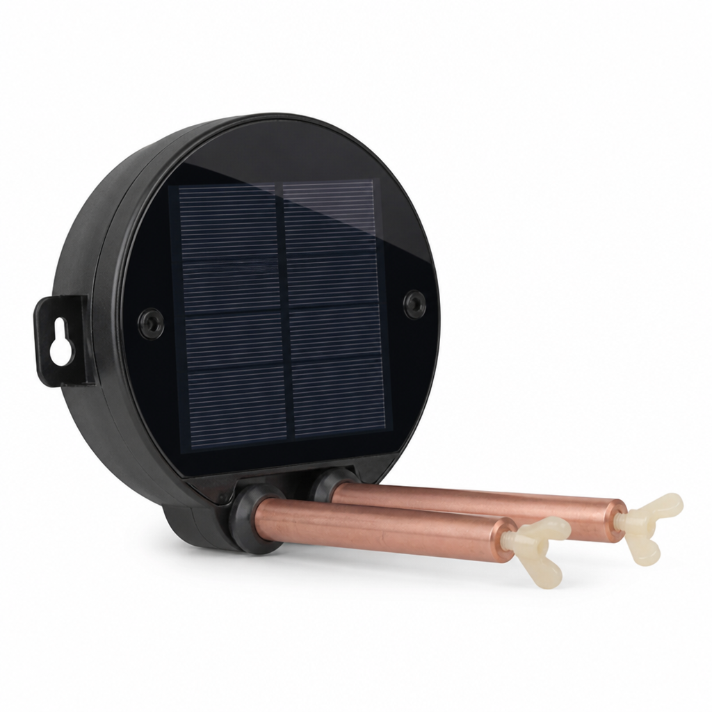 Solar-Powered Copper-Silver Pool Ionizer (Up to 22,000 Gal)
