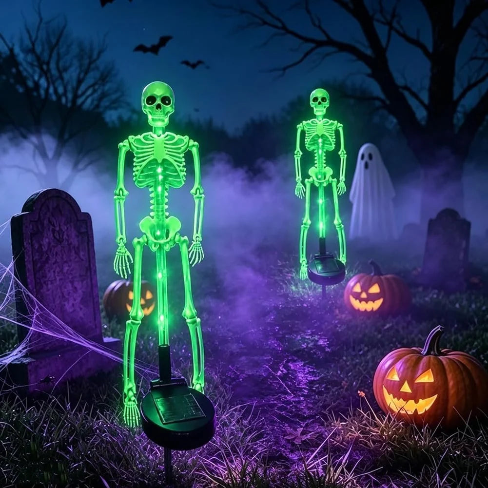 Solar Stake Lights Skeleton Set of 2
