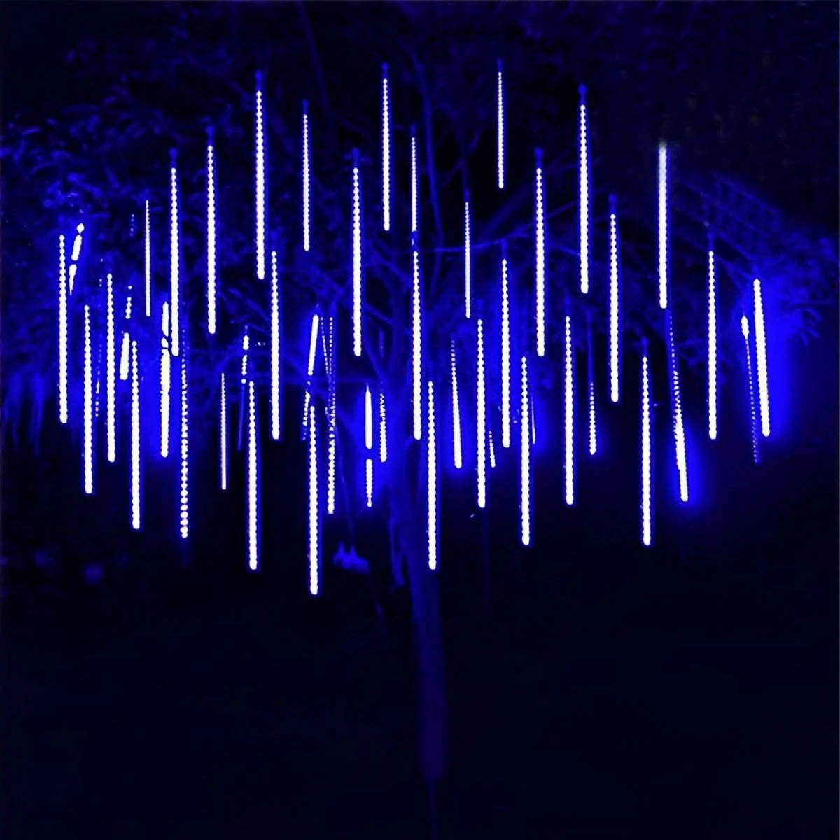 Solar Tree String Lights Solar-Powered Meteor Effect IP65 Waterproof