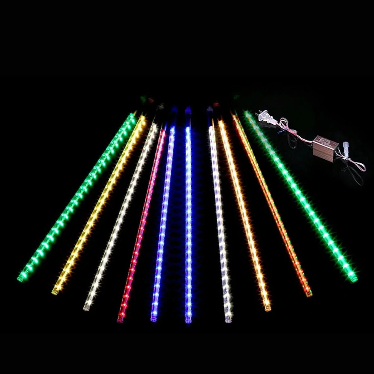 Solar Tree String Lights Solar-Powered Meteor Effect IP65 Waterproof