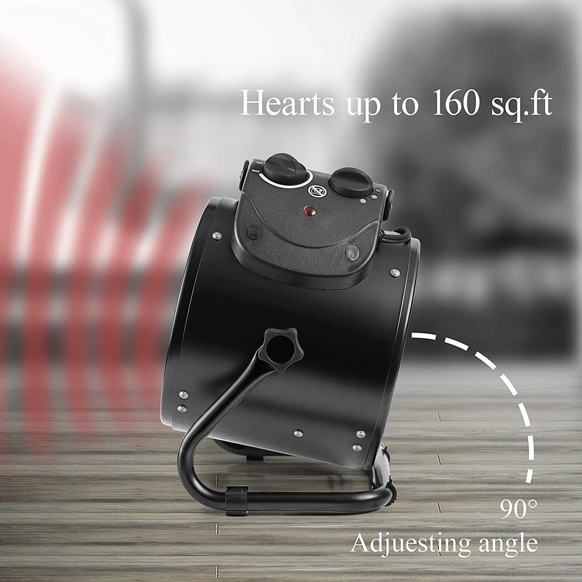 Space Heater 1500W Splash Resistant Analog Thermostat