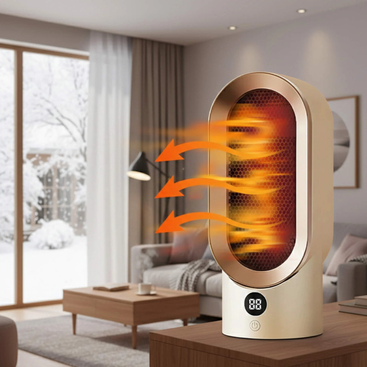Space Heater Portable Quiet With Overheat Protection