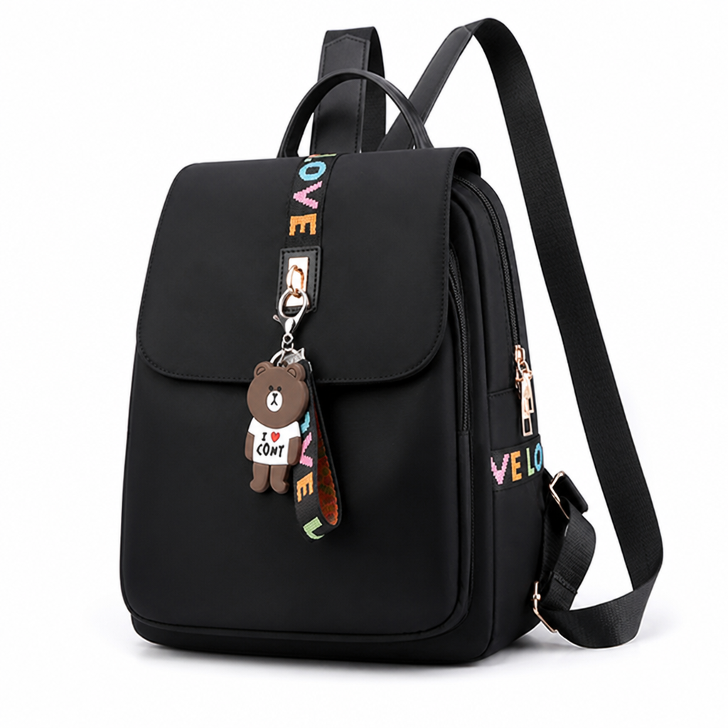 Spacious Durable Backpack With Padded Adjustable Straps