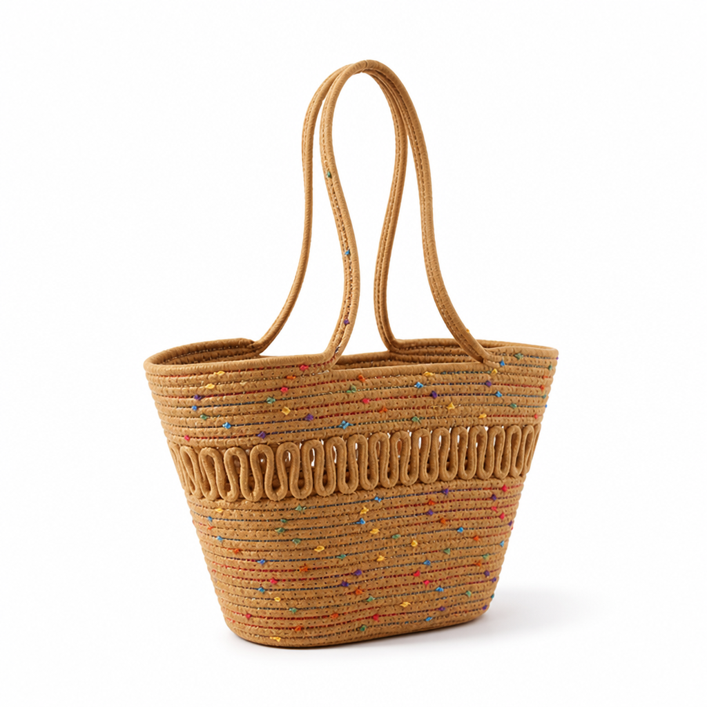 Spacious & Durable Beach Bag (Long Handles)