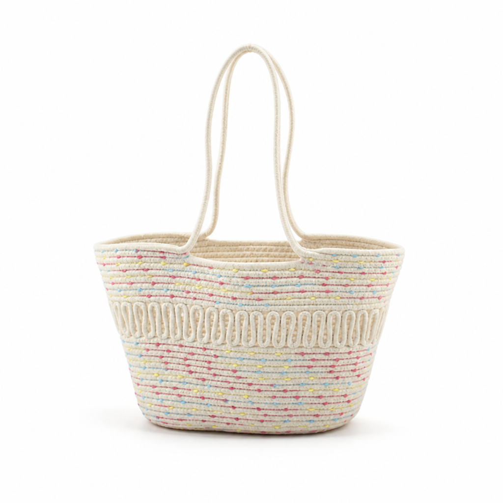 Spacious & Durable Beach Bag (Long Handles)
