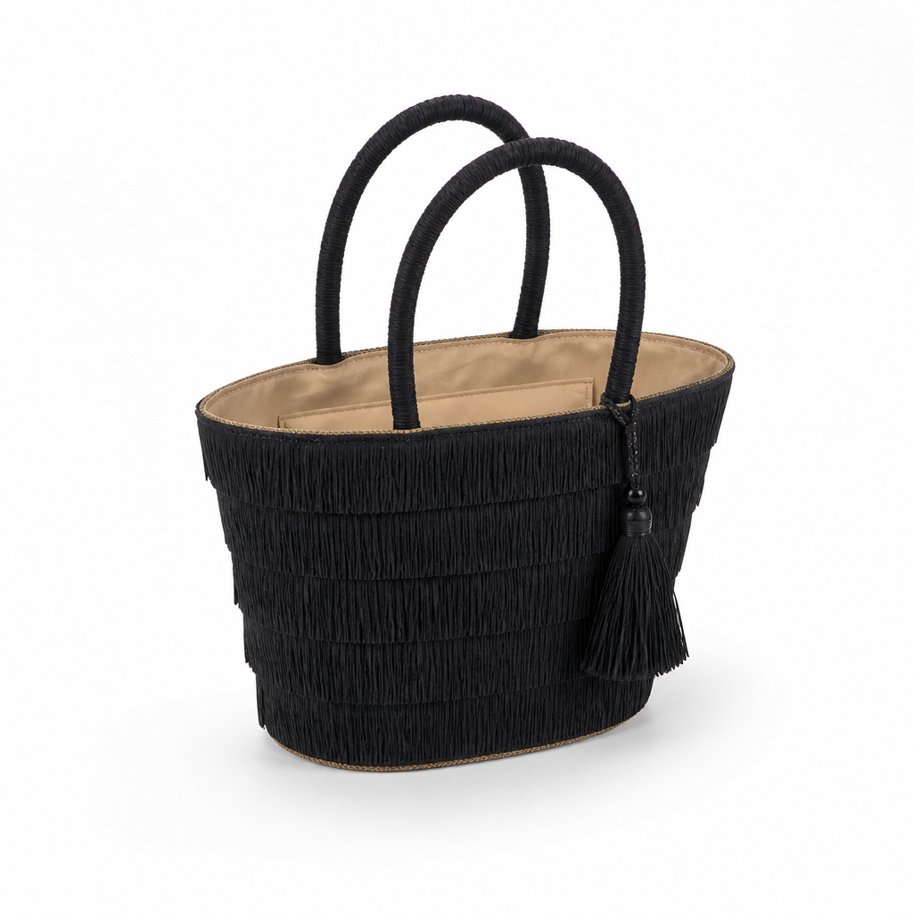 Spacious Durable Tassel Tote