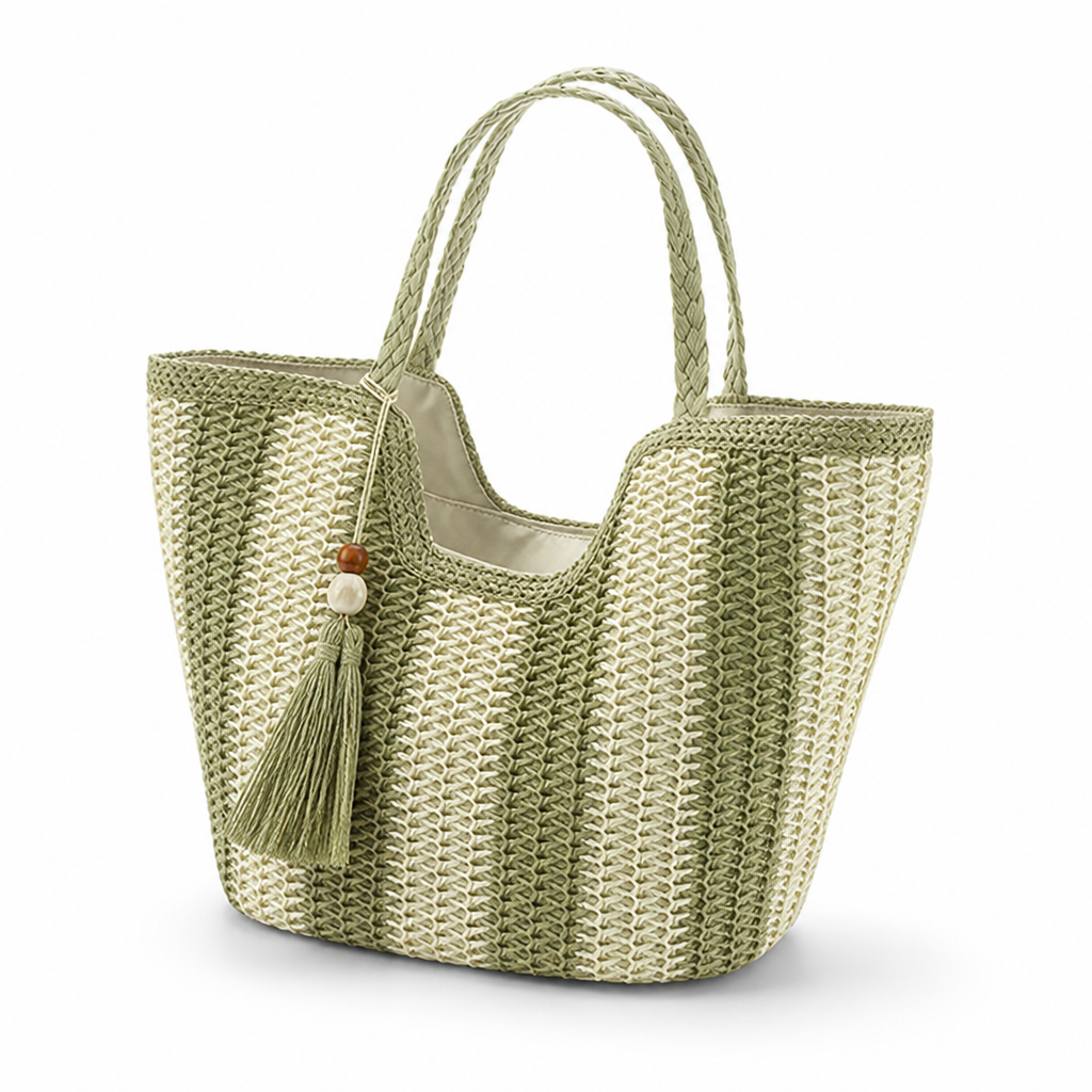 Spacious Eco-Friendly Woven Tote Bag