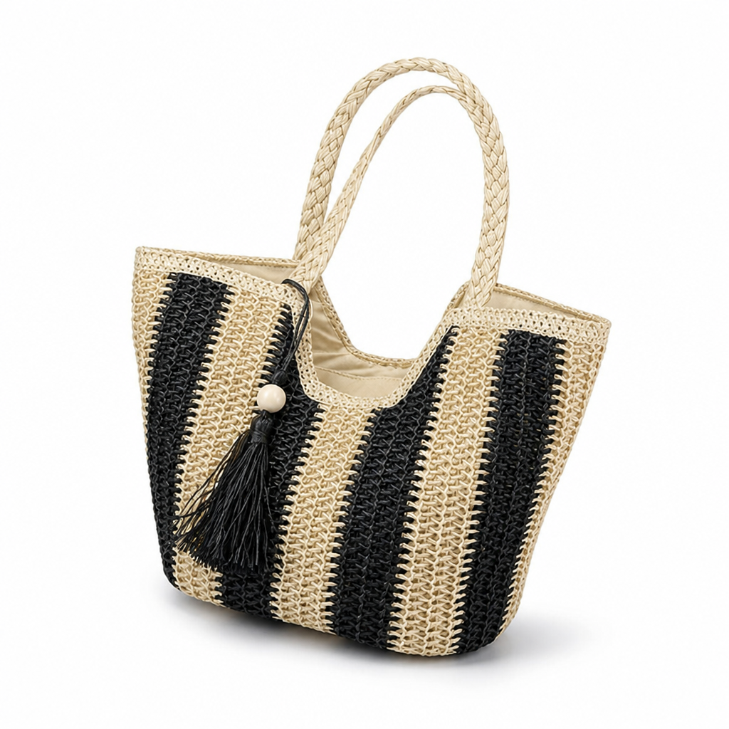 Spacious Eco-Friendly Woven Tote Bag
