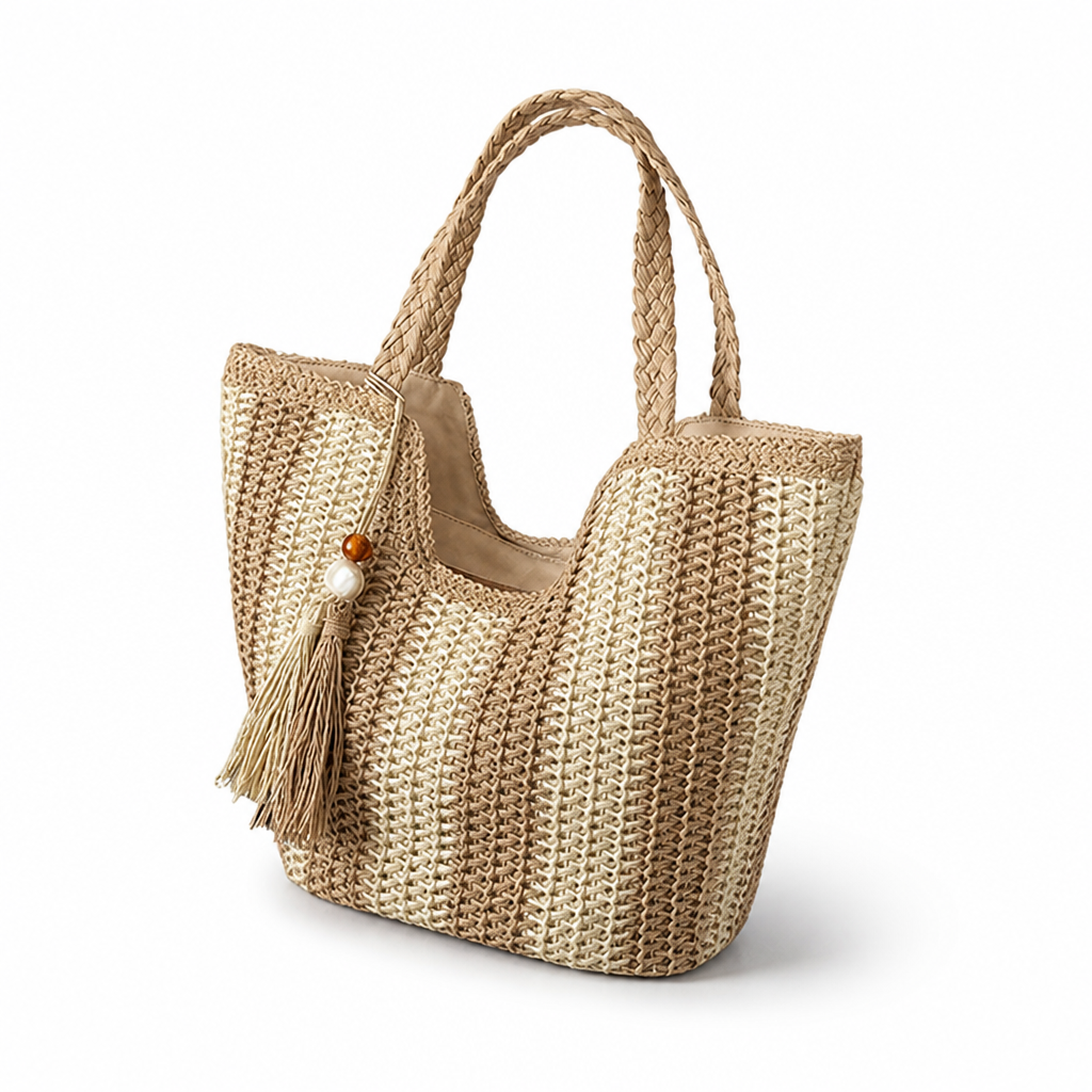 Spacious Eco-Friendly Woven Tote Bag