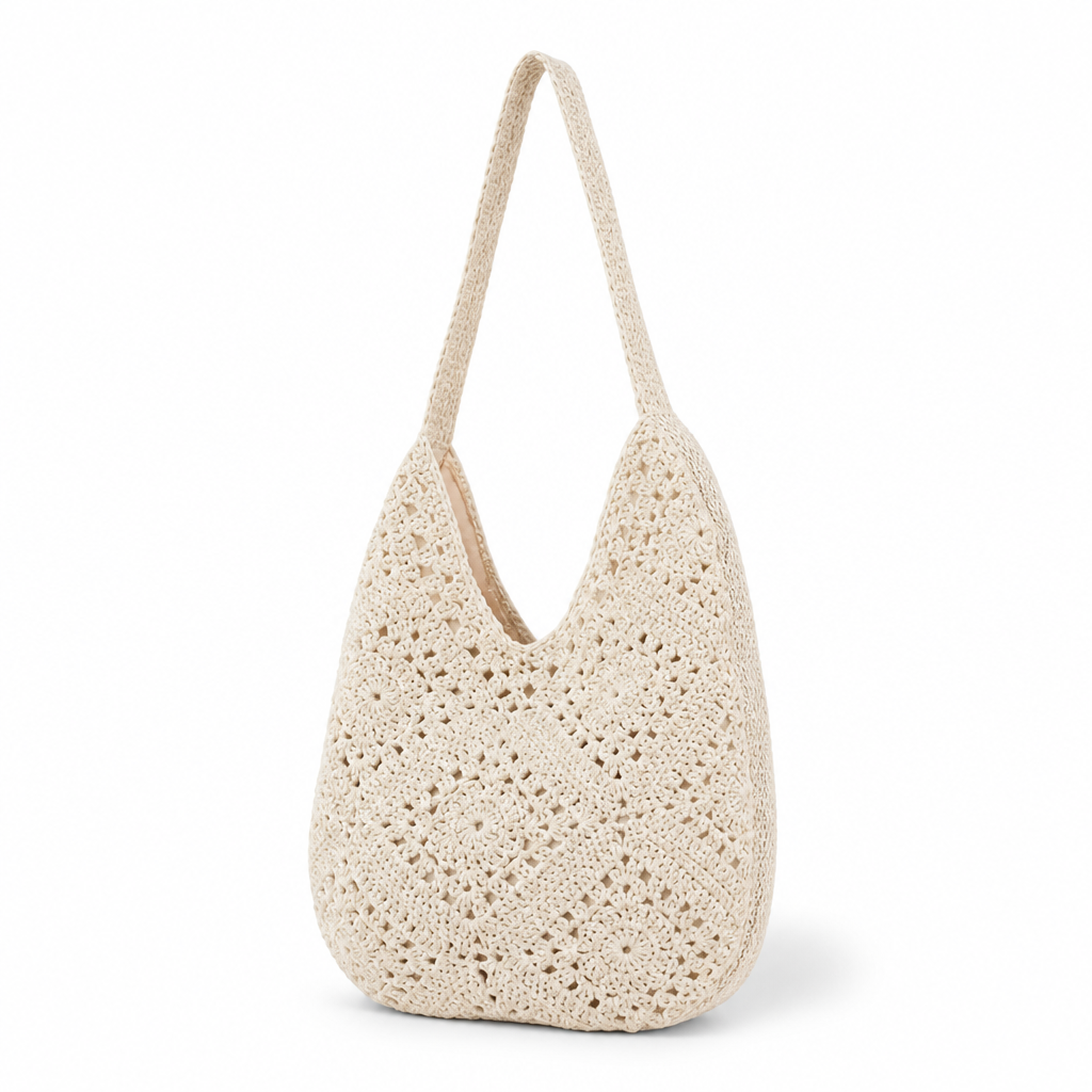 Spacious Handcrafted Eco-Friendly Hobo Bag