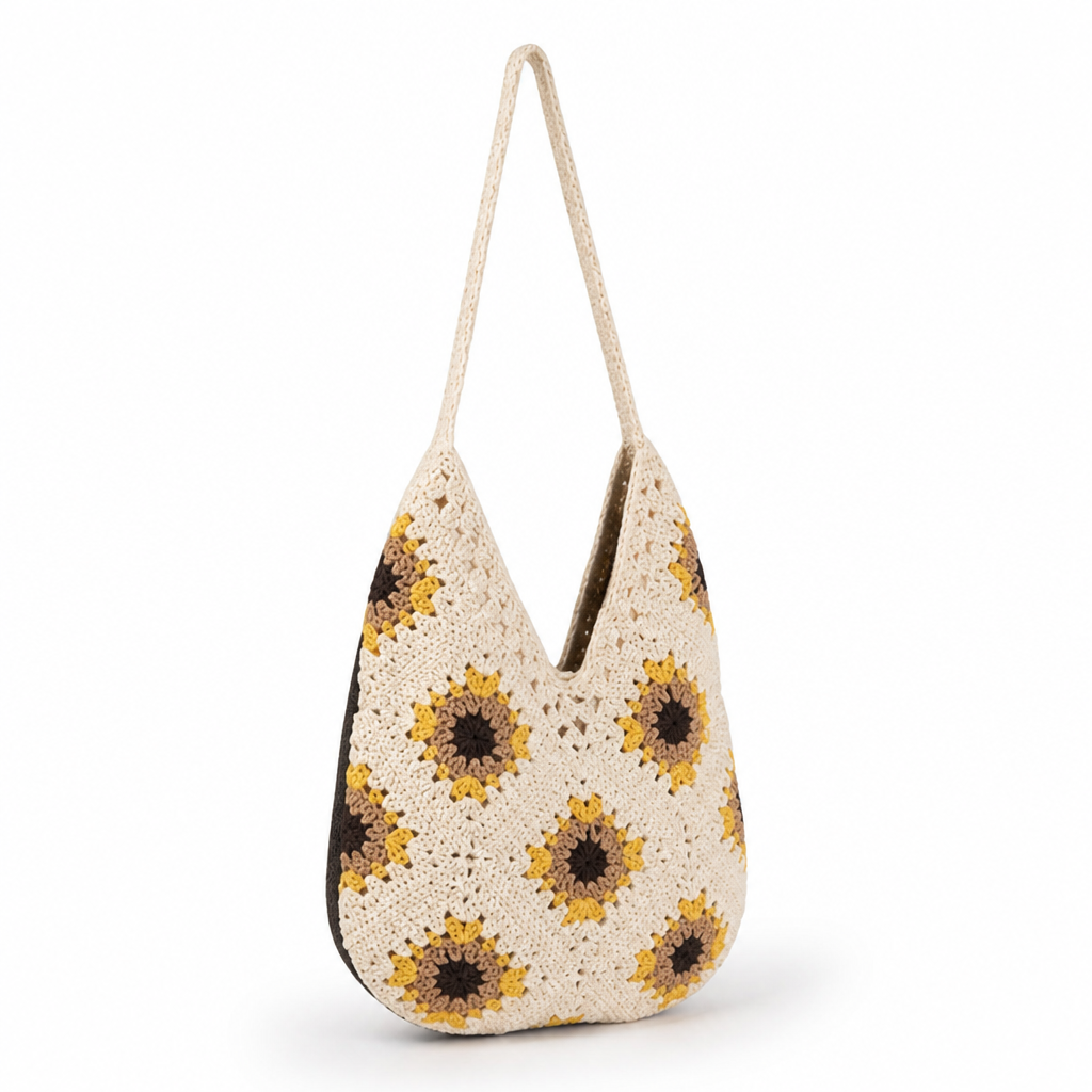 Spacious Handcrafted Eco-Friendly Hobo Bag