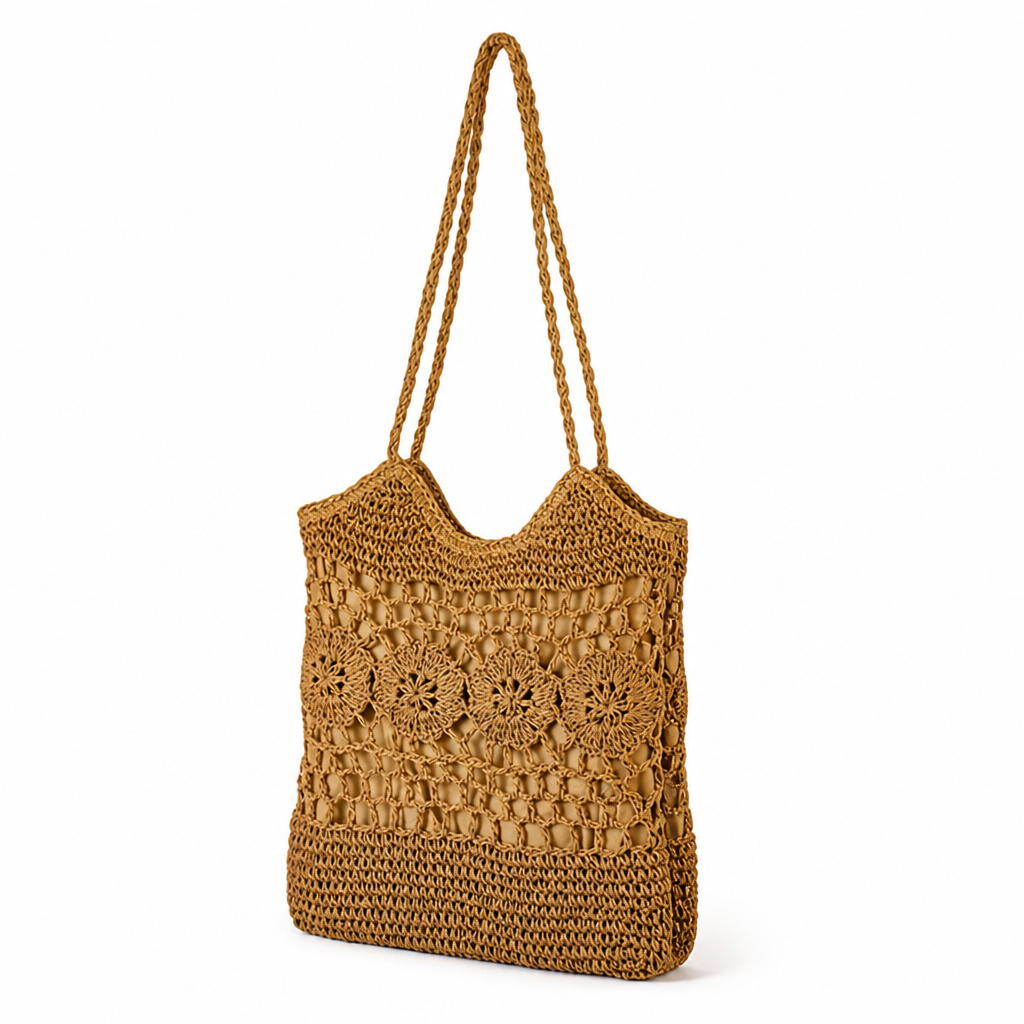 Spacious Handcrafted Macrame Tote Bag