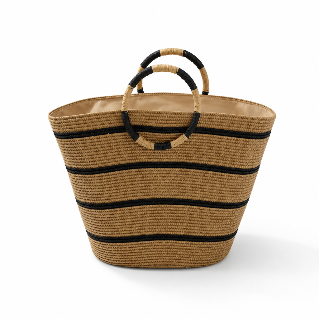 Spacious Lightweight Woven Beach Bag