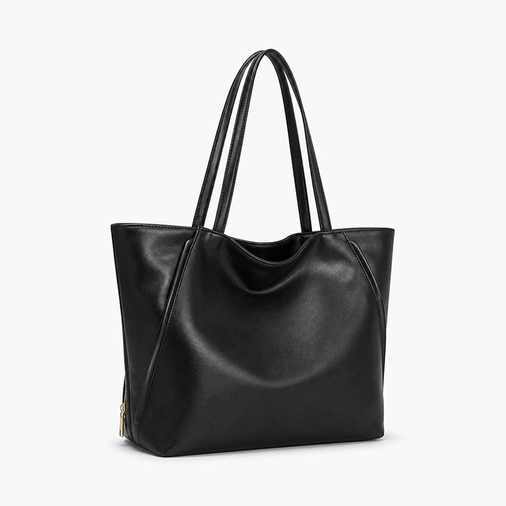 Spacious Premium Faux Leather Tote Bag