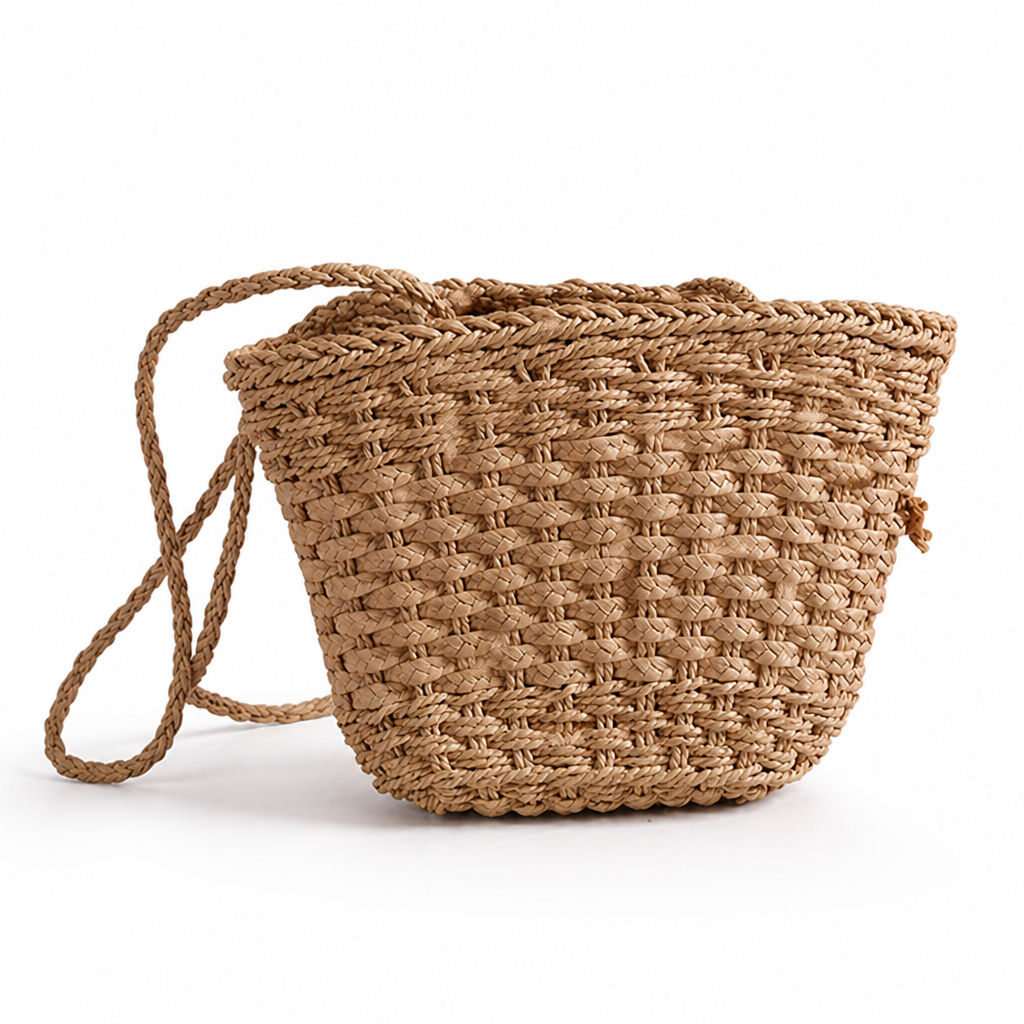 Spacious & Sustainable Woven Shopping Bag