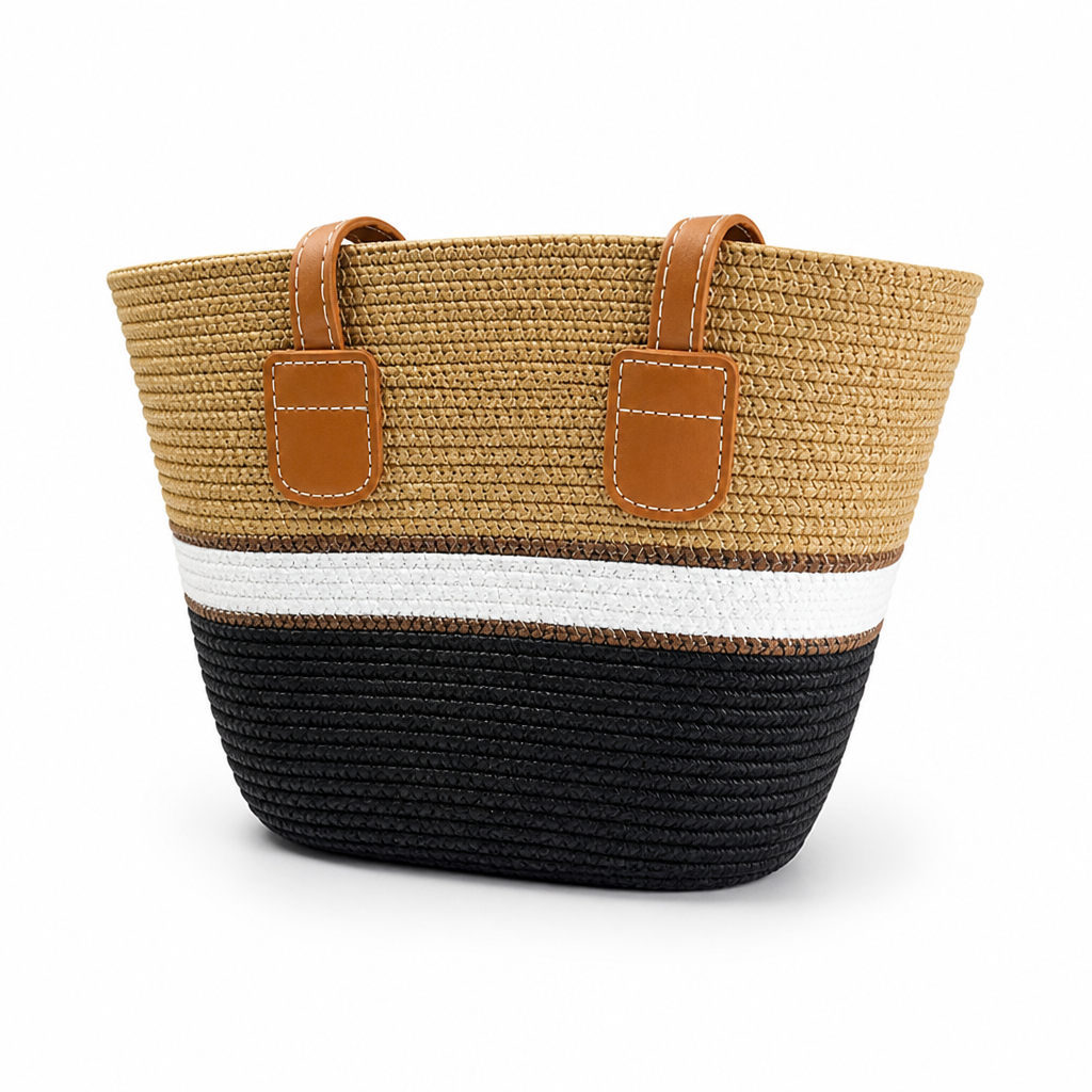 Spacious Wipe-Clean Fabric Beach Bag (Medium)