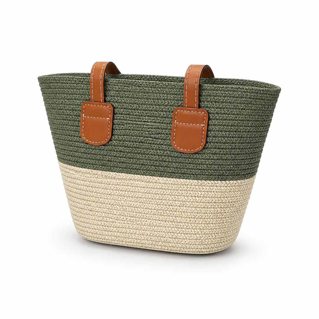 Spacious Wipe-Clean Fabric Beach Bag (Medium)