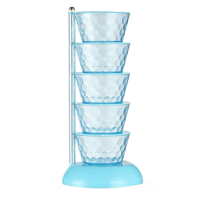 Spice Organizer 360° Rotating Sealed Storage