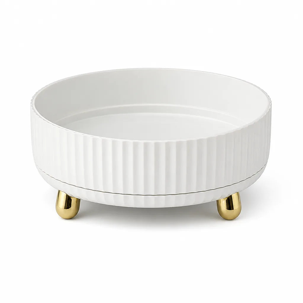 Spice Rack 360° Rotation Raised Edge & Removable Bottom