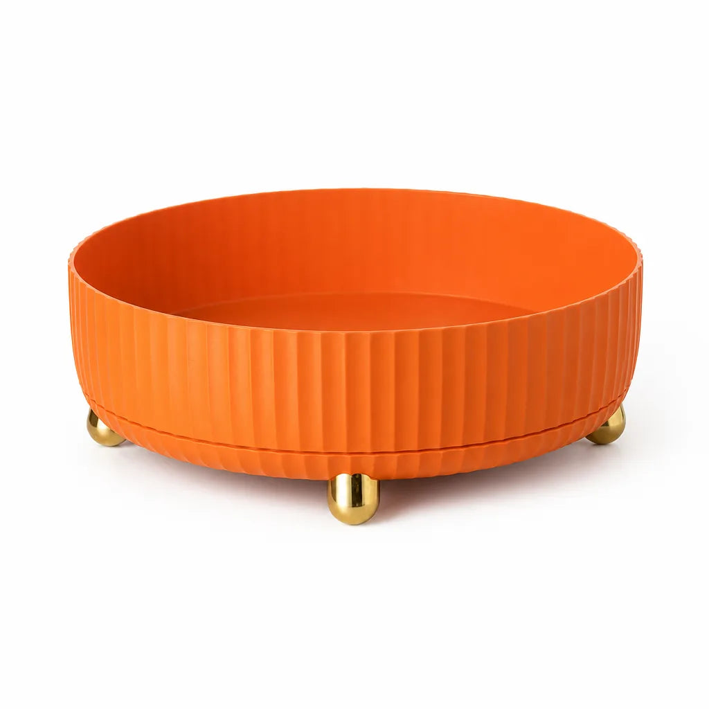 Spice Rack 360° Rotation Raised Edge & Removable Bottom